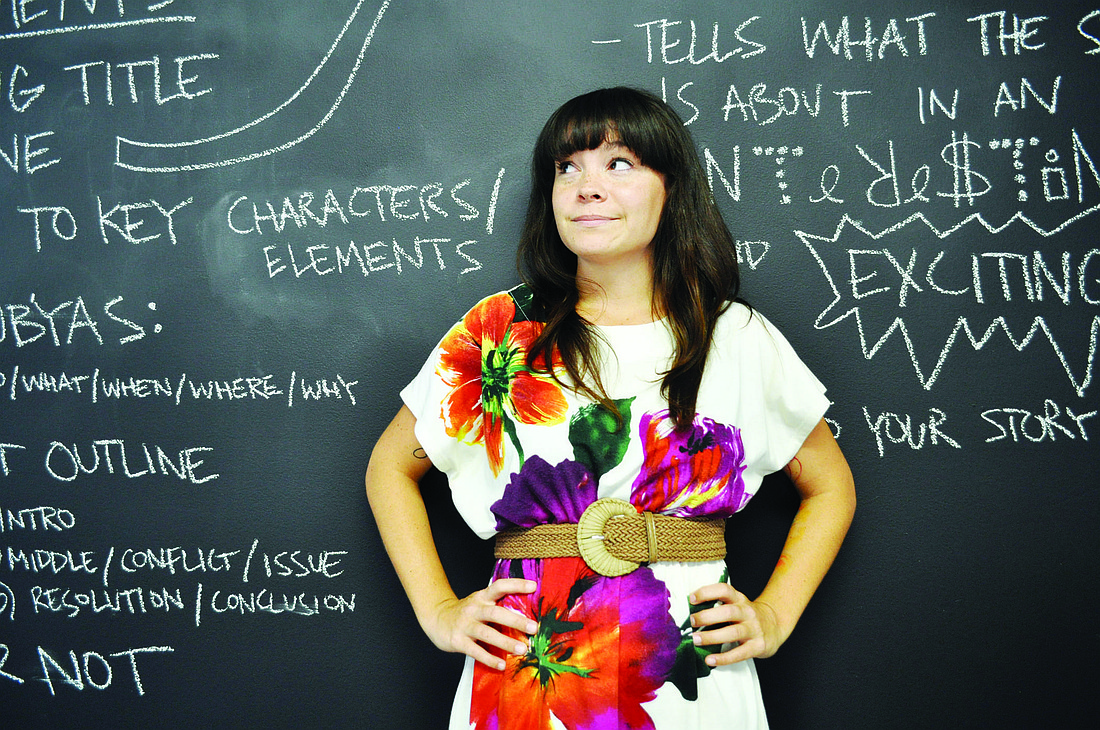 "I pay attention to a lot of film fests," says Allison Koehler, pictured here in SFF's education classroom. "I think the quality of our festival is right up there with Sundance and SXSW."