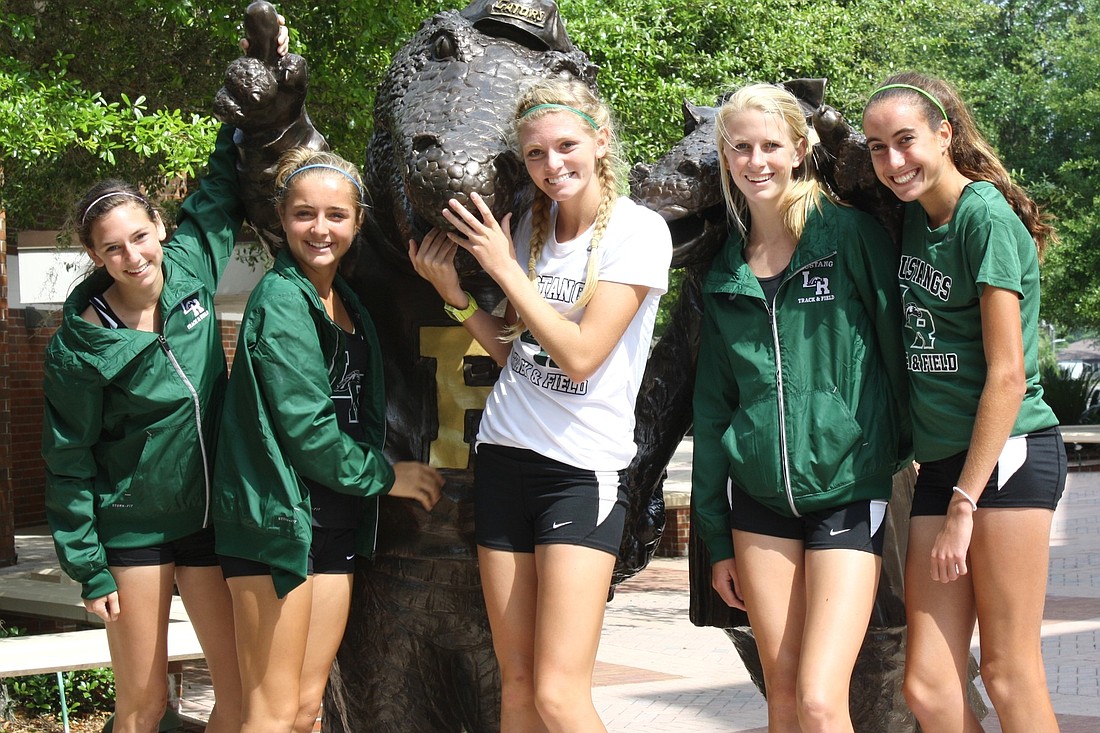 Kristin Zarrella, Natalie Novak, Devin McDermott, Ashley Platt and Olivia Ortiz competed in the Florida Relays April 1-2.