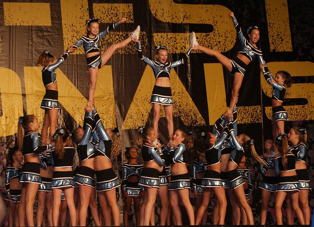 The Dynasty Elite Cheer and Dance team won its third competition of the season April 3.