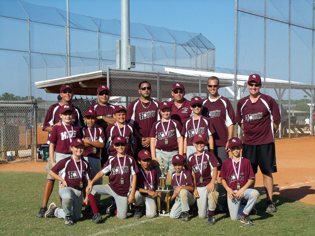 The Braden River Havoc 10U baseball team won the 2nd Annual Wreaking Havoc Baseball Tournament.