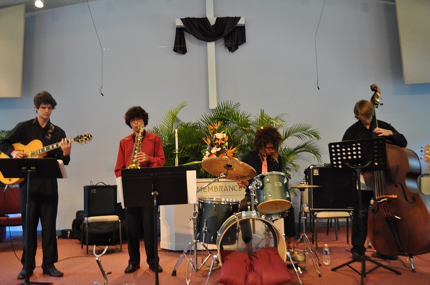 Austin Gill, Alex Hernandez, Elijah Anderson and Brent Layman