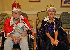 The king and queen: Herb Schiff and Colette Roan