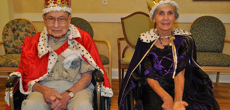 The king and queen: Herb Schiff and Colette Roan