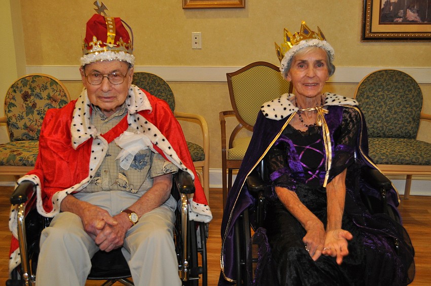 The king and queen: Herb Schiff and Colette Roan