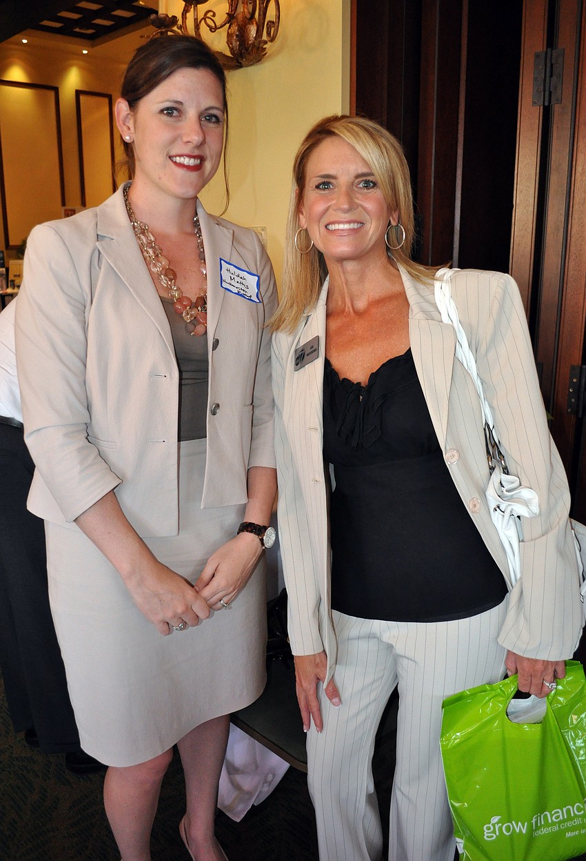 Huldah Mathis of Northwestern Mutual and Lisa Provvidenza of ABC 7.