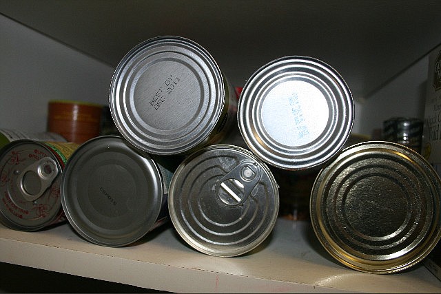 Condominiums and businesses throughout the island are collecting canned goods and prepackaged foods.