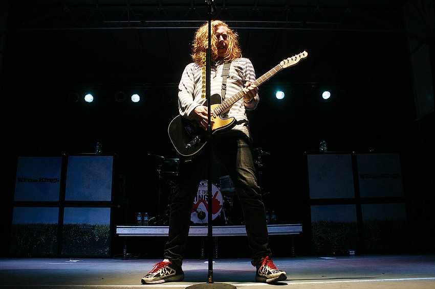 Travis Clark and We the Kings performed to several hundred teens at this year's Rock Out for a Cause.