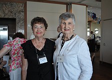 Elaine Seamon and Mary Quigley