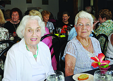 Marion Monaghan and Pat Howatt