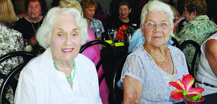 Marion Monaghan and Pat Howatt