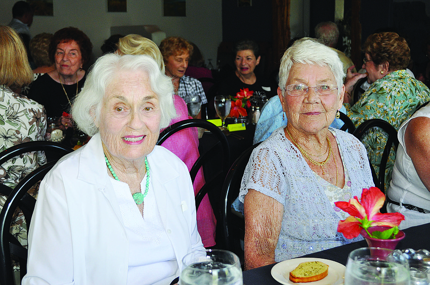 Marion Monaghan and Pat Howatt