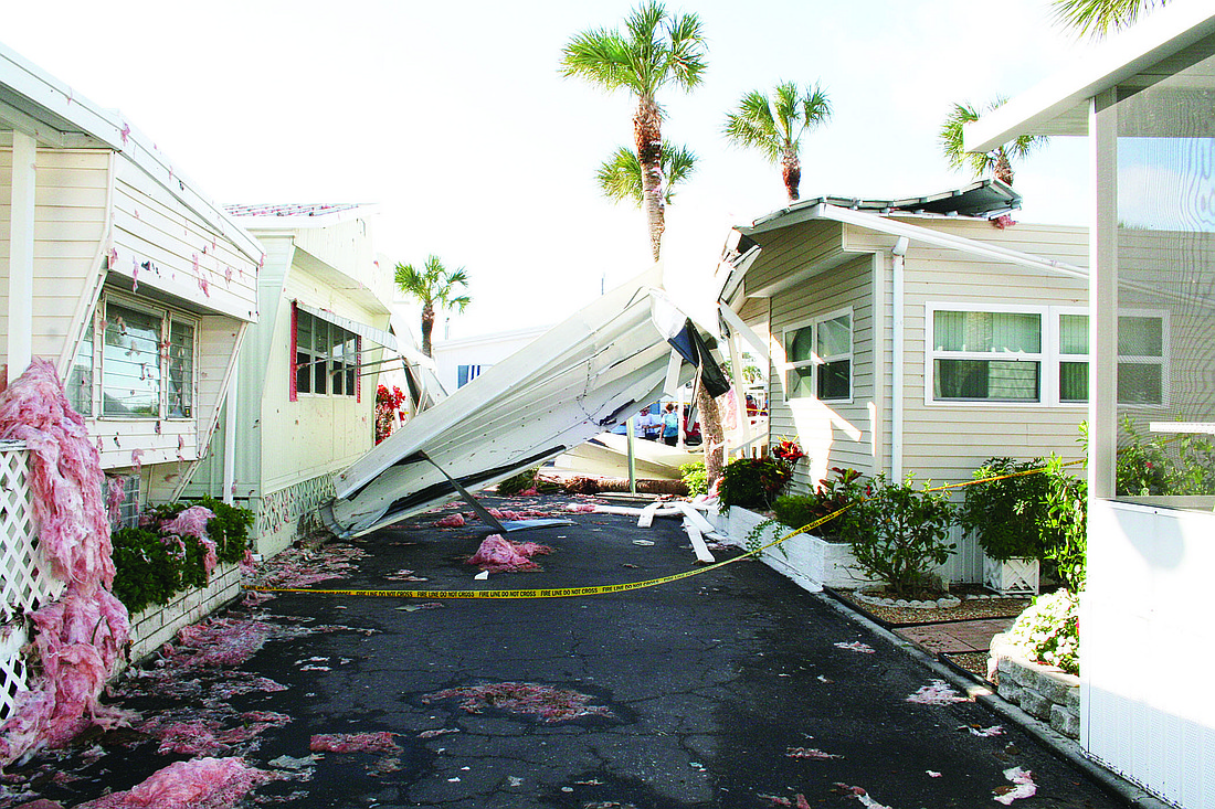 A severe storm hit the island March 31.