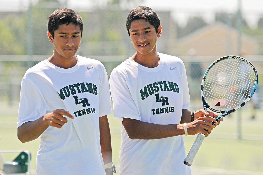 Arnav and Arsav Mohanty captured the No. 1 doubles title at the Class 3A-District 10 tournament April 5-6.