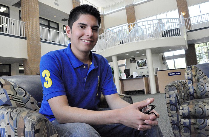 Leonardo Leal-Geurrero will visit Harvard this weekend. "Even when I didnÃ¢â‚¬â„¢t have a house to live (in) or have a home, education was where I got my strength from," Leonardo says.