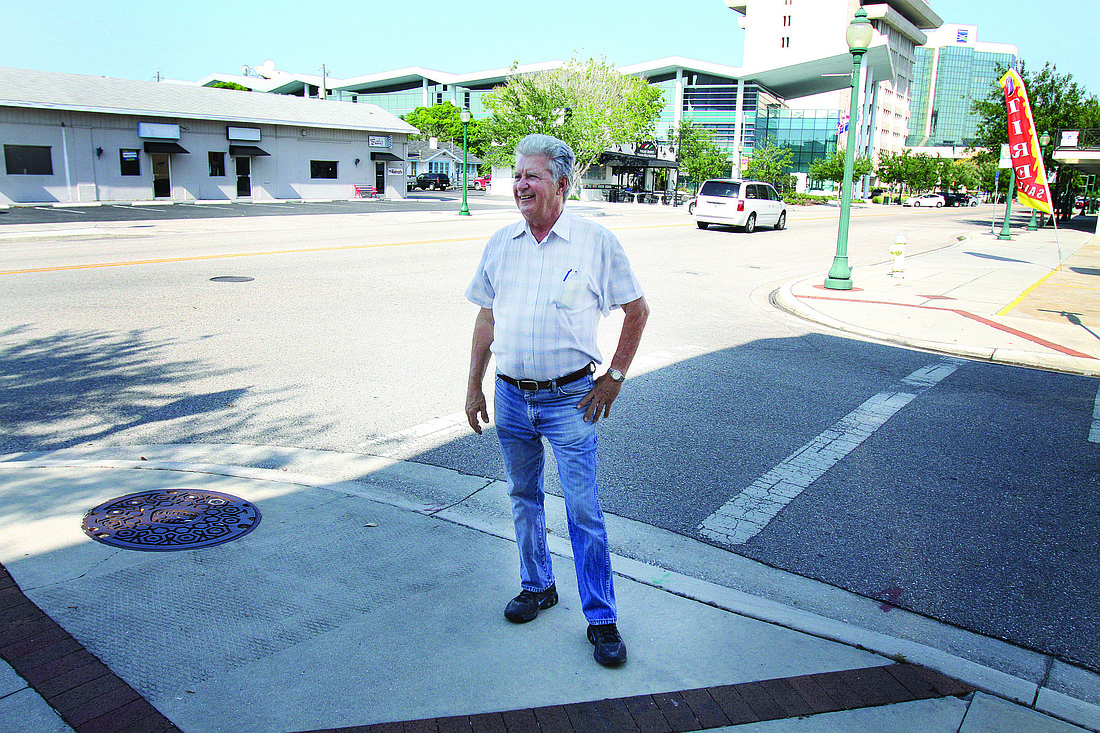 Ernie Ritz, DID chairman, would like to enhance mid-Main Street with bulbouts and landscaping, which he believes would make it more attractive for businesses and their customers.