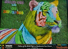 Mackenzie Van Cleave created this piece, titled "Colors of the World Tiger."