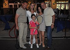 Karina, Volodymyr and Inna Bazilevyeh with Helene and George Frudakis