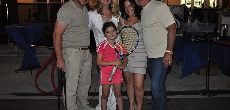 Karina, Volodymyr and Inna Bazilevyeh with Helene and George Frudakis