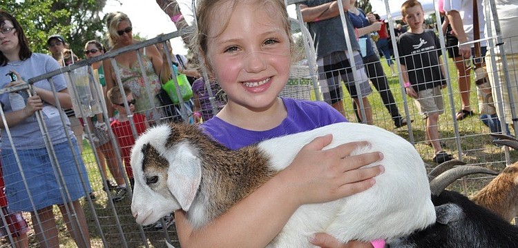 Brooke Hatfield lives on a farm.