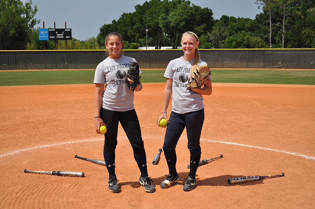 Braden River sophomore pitchers Courtney Mirabella and Hannah Loyer have only allowed 55 hits and 15 runs through 26 games.