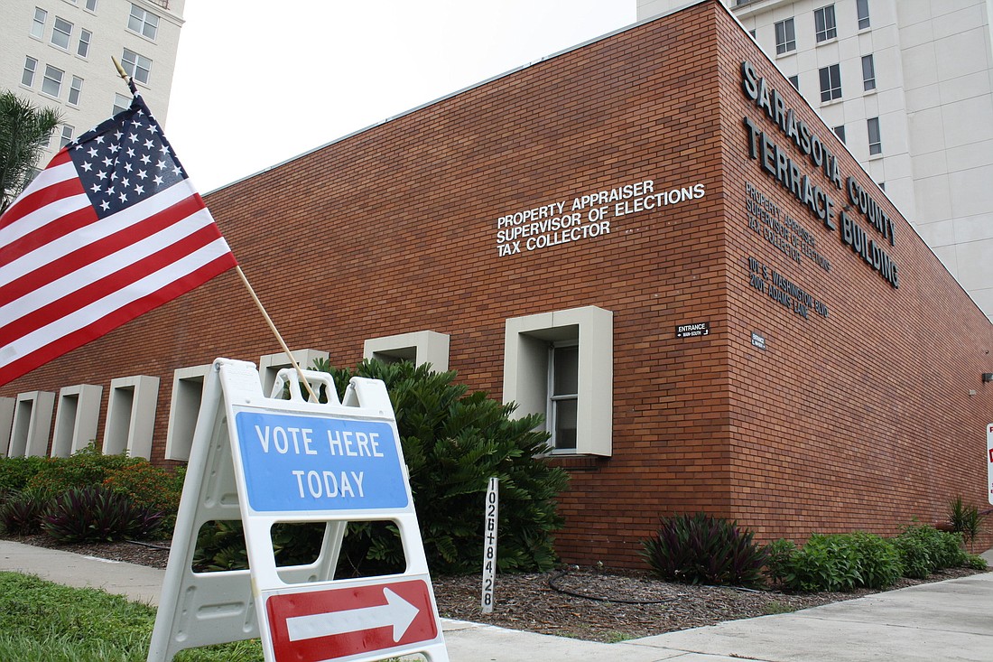 Voters can cast their ballots at the Supervisor of Elections Office, 101 S. Washington Blvd.