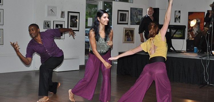 Jahrel Thompson, Leymis Bolanos Wilmott and Alyson Dolan perform.