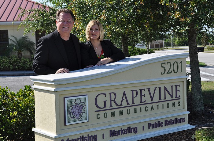 John Fain and Angela Massaro-Fain, of Grapevine Communications International Inc., received the award for 2010 Small Business of the Year.