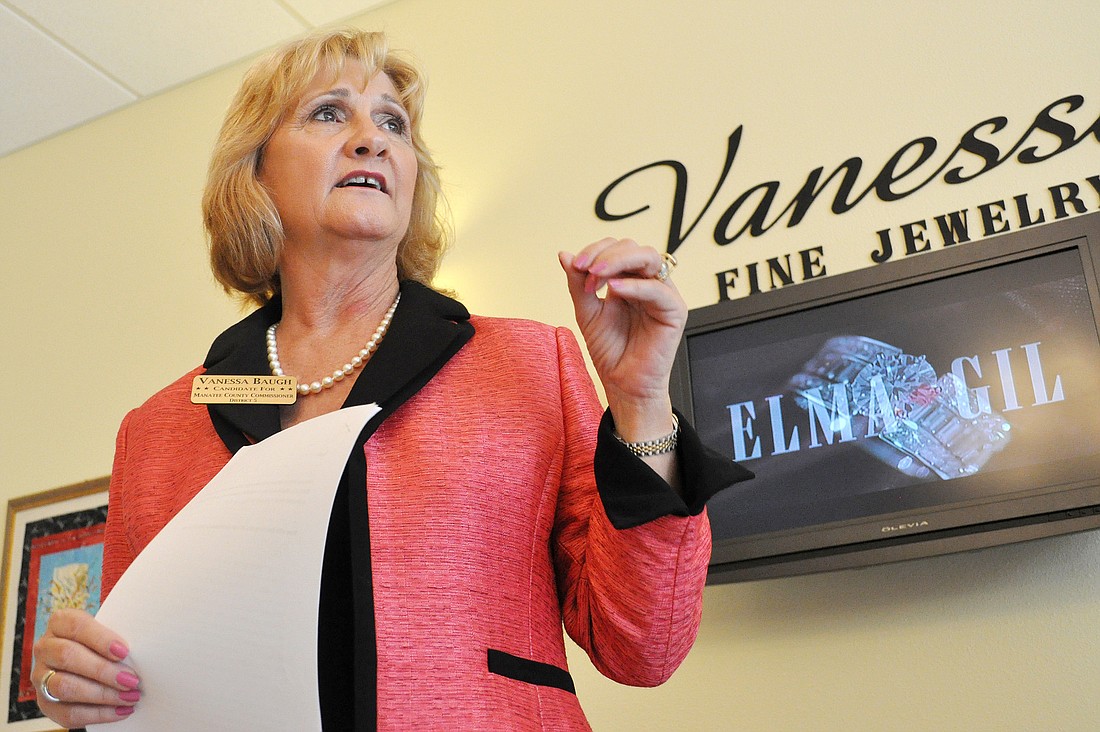 Vanessa Baugh announced last week she will compete for the District 5 Manatee County commission seat for the 2012 election.