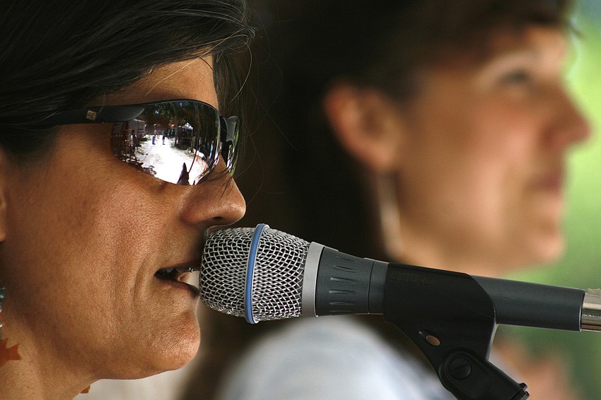 Local Sarasota group Passerine brought its unique sound to the Gator Creek festival.