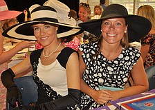 Maiya Gardner and Amy Donato attended the Mother's Day Tea.