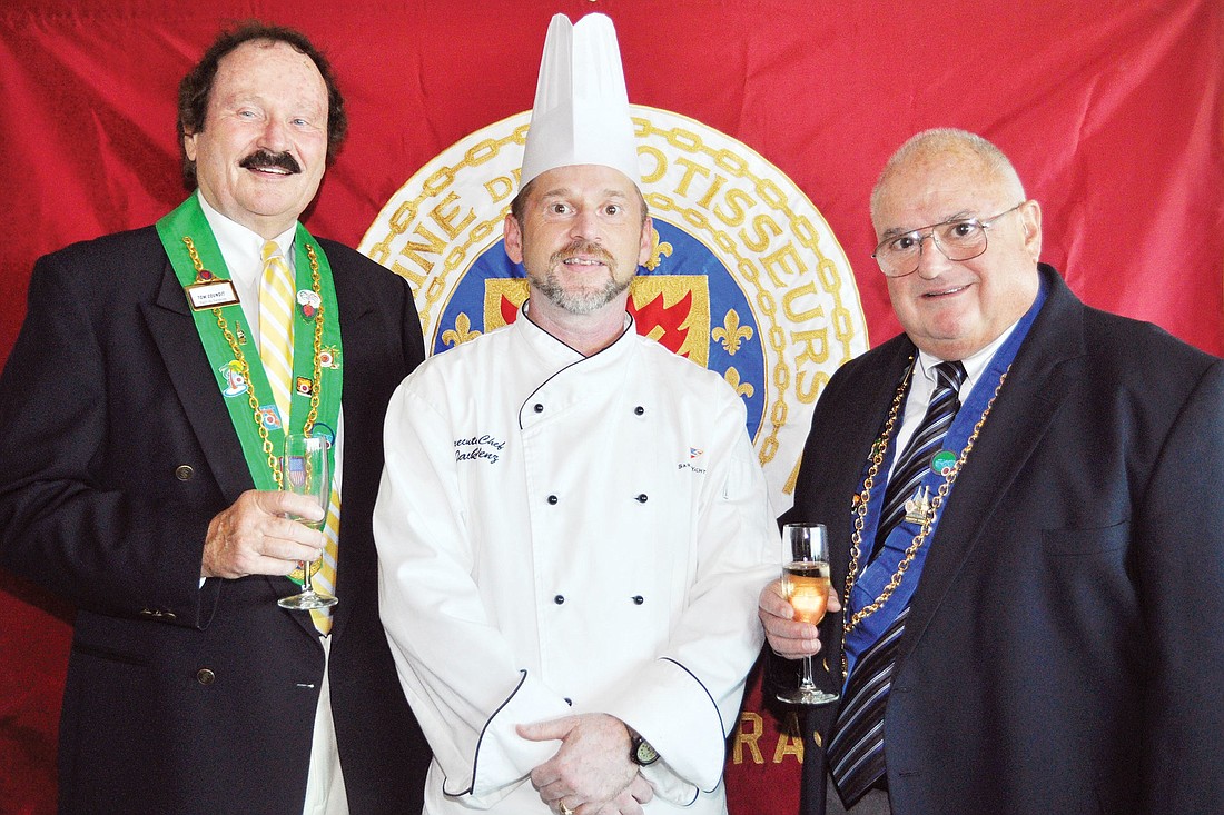 Tom Coundit, SYC Chef Jack Wenz and Lou Bevilacqua