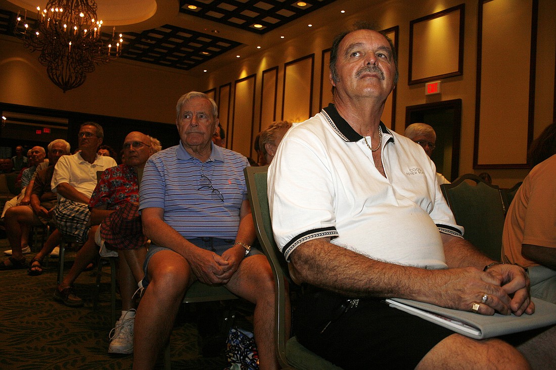 More than 300 residents attended Monday's debate.