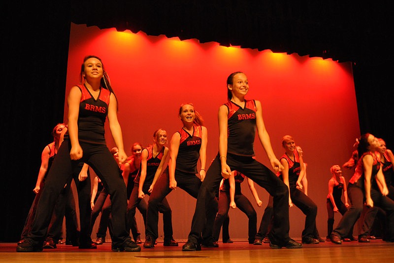 Braden River Middle School's Dance Team gave a stellar performance.