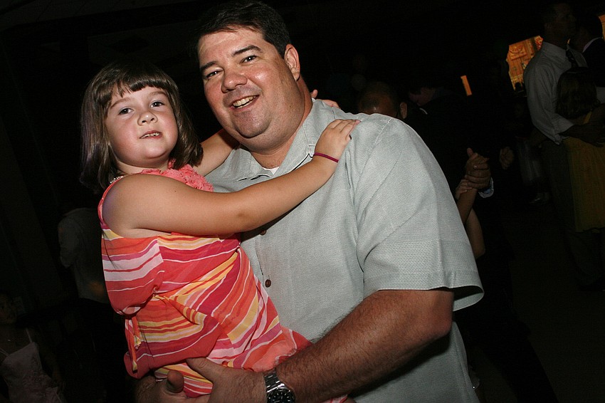 Erin Walsh had a blast with her dad, Don.