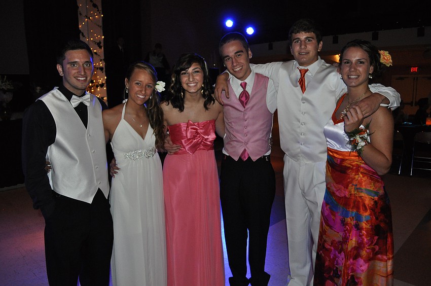 Christian Lizardi, Melissa Malanczuk, Nicolle Zampella, Jordan Dusek, Tyler Marshall and Nicole Tira were the first group out on the dance floor.