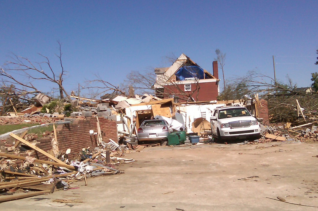 Bayside Community Church volunteers assisted families who lost their homes during the April 27 tornado in Alabama.