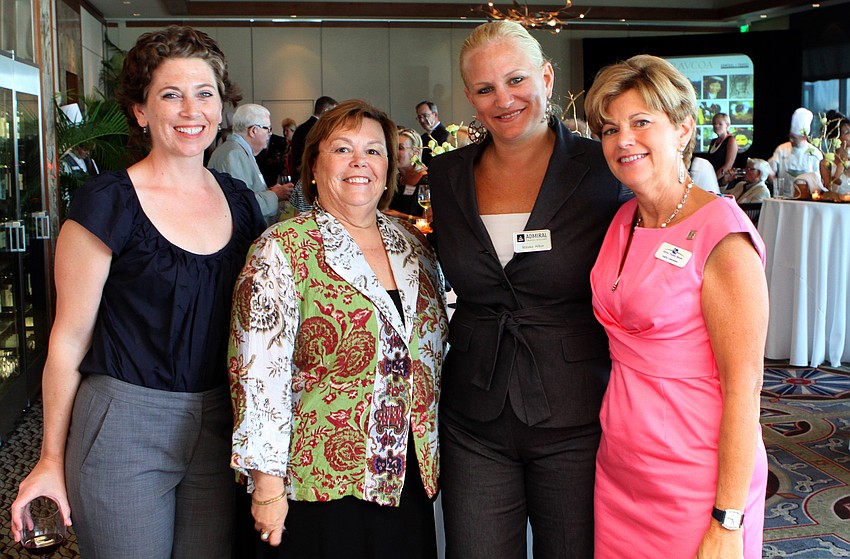 Cemantha Crain, Jane Vermeulen, Malaka Hilton and Kathy Leavesley pose together Tuesday, May 17 during the 