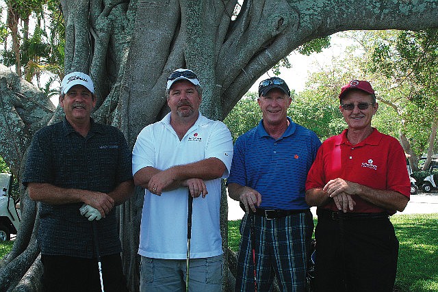 Ron Dewick, Jim Jordan, Gary Tungate and Steve Elridge played at last year's tournament.