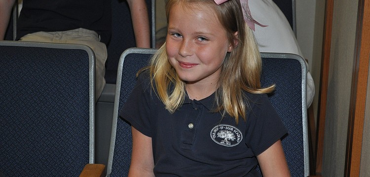 Kaki France and her classmates acted as jurors during the mock trial.