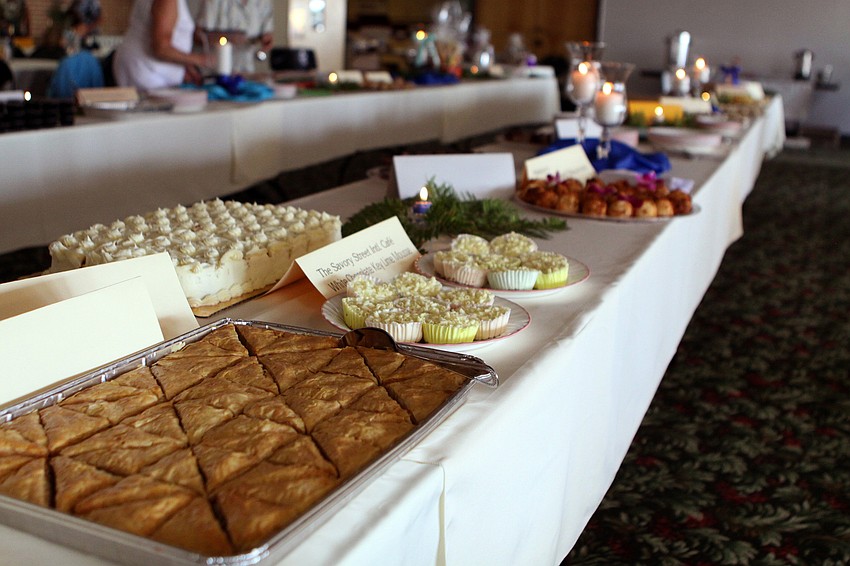 There were 37 desserts and 29 donors for Family Promises' Third Annual Just Desserts event Friday, May 20 at Selby Garden's Great Room by the Bay.