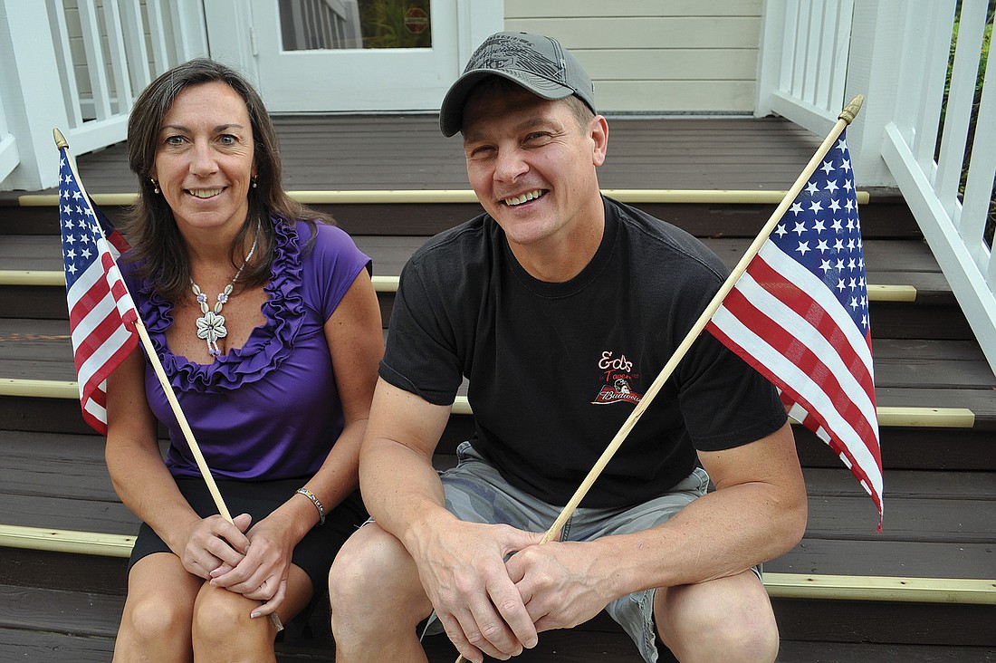 Lakewood Ranch Community Activities' Lori Basilone and Ed's Tavern owner John Breiner are excited to continue the tradition of a Memorial Day parade.