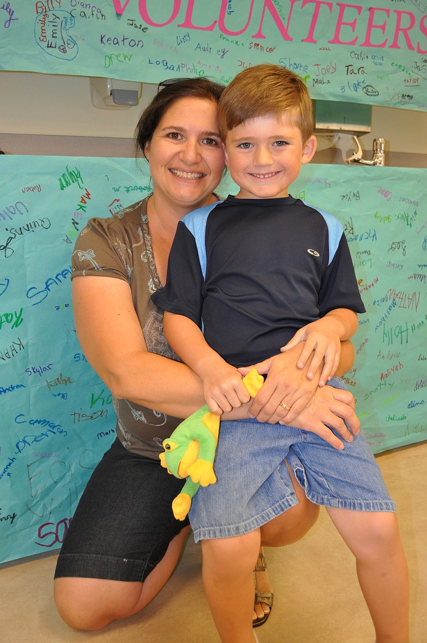 Former PTO President Tia Albrecht enjoyed spending time with her 4-year-old son Nathan.