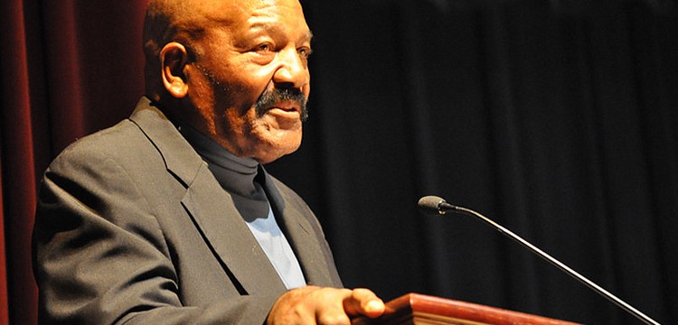 NFL Hall of Fame running back Jim Brown, founder of the Amer-I-Can program, gave the keynote address.
