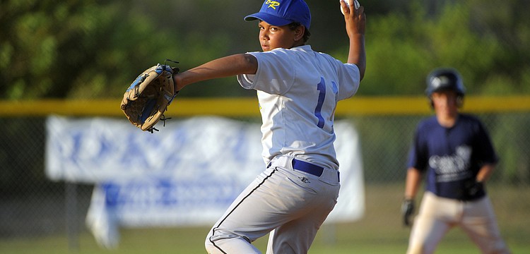 Ten-year-old Daniel Gavin got the call on the mound for A/C Warehouse May 25.