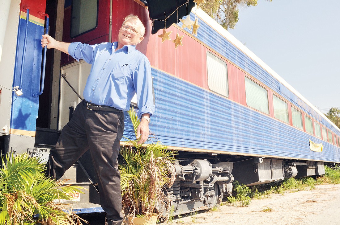 "There are actually more people living outside of the country who know about this train than people living in Sarasota," Bob Horne says. "It's designed for small weddings, business meetings and fashion shows. It's still a work in progress."