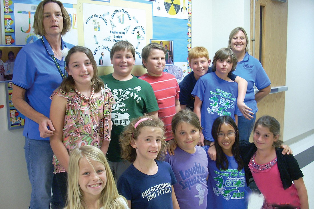Gullett Elementary School teachers Denise Touchberry and Charlotte Latham recently started an after-school STEM Club for students.