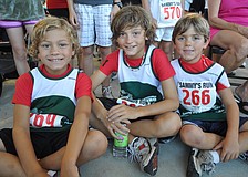 Tyler, Ryan and Dylan Katchen hang out at the awards ceremony.