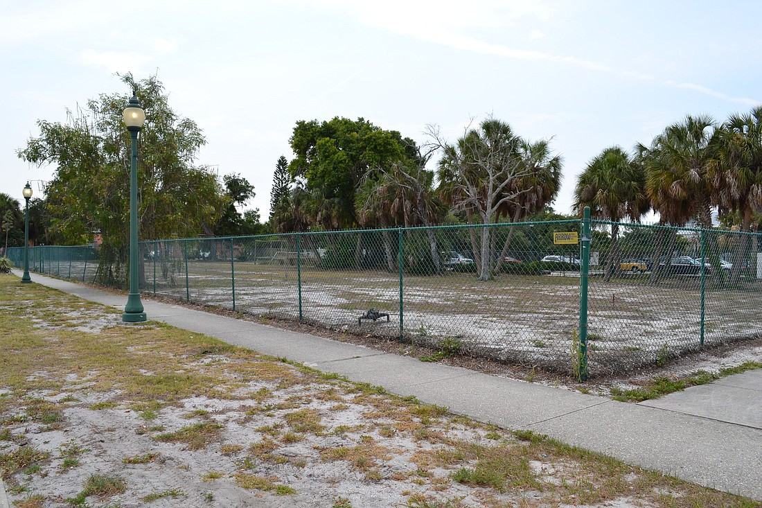 The vacant property at 1440 Blvd. of the Arts used to be a community garden.