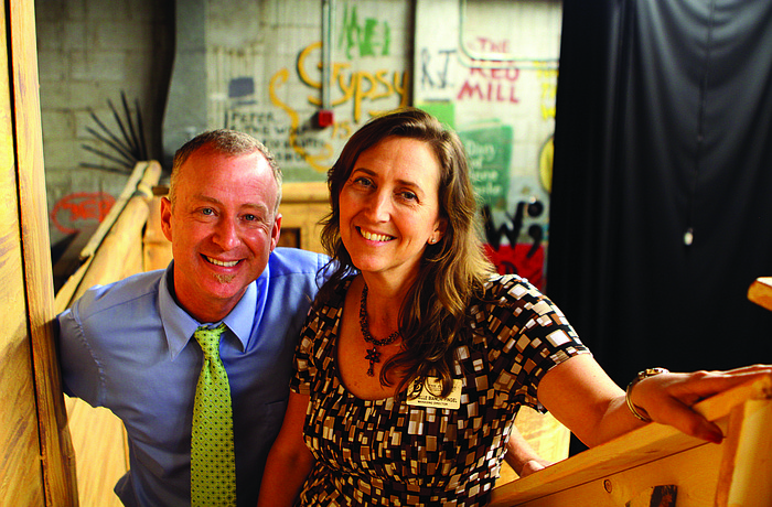 The Players Theatre Artistic Director Jeffery Kin and Managing Director Michelle Bianchi-Pingel