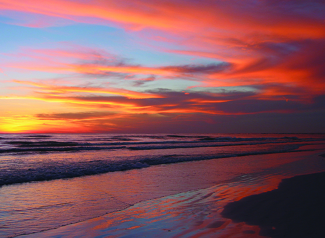Craig Obrecht submitted this sunset photo, taken from north Lido Beach.